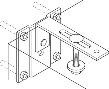 Safety Bracket, for Häfele Wall Bed