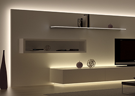 Ambient Lighting available through the Loox Lighting