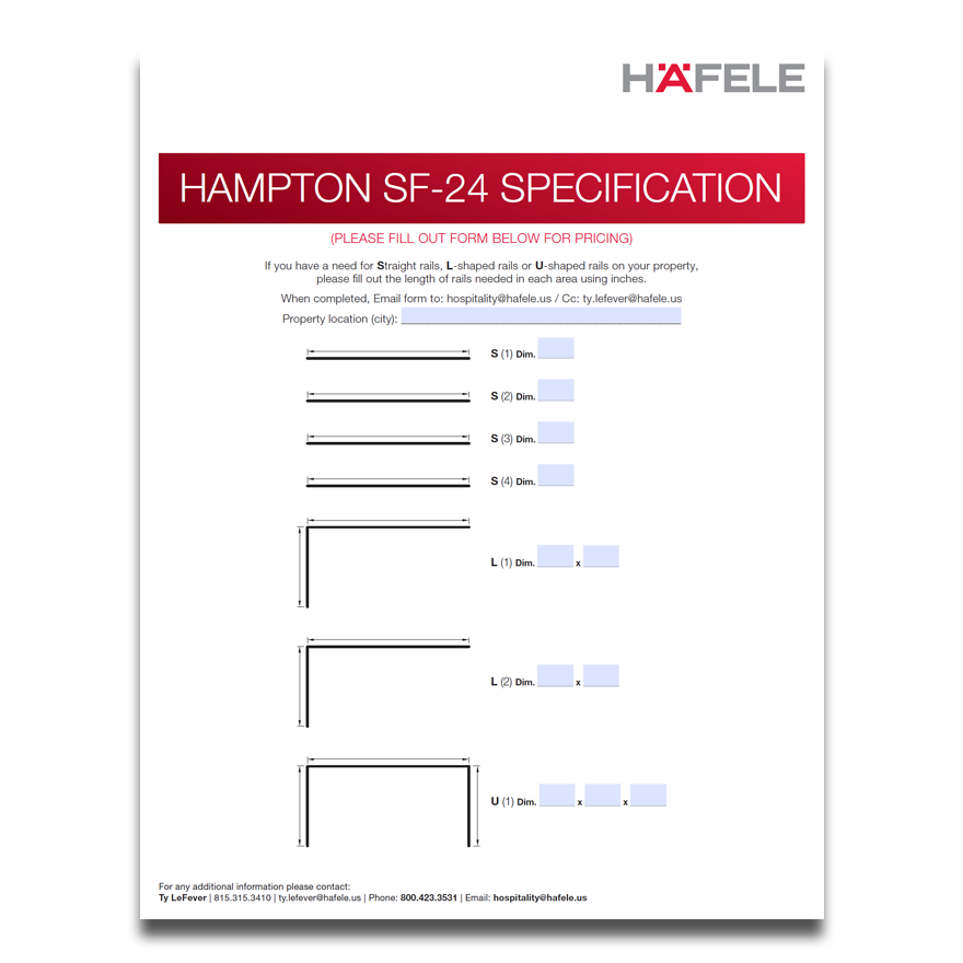 Hampton SF-24 Dimension Fillable Form