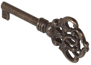 Decorative Key, Effective Shank Length 38 mm