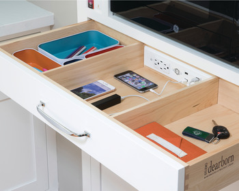 Docking Drawer, Blade Duo with 4 x AC outlets
