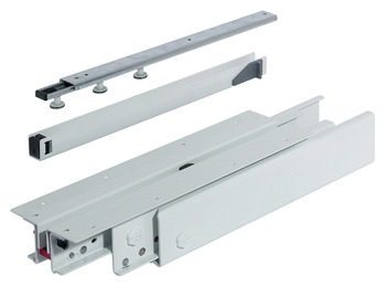 FR 777A Top/Bottom Mounted Cabinet Slide, Full Extension, 440 lbs Weight Capacity