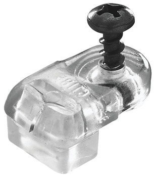 Glass Retainer Clip Plastic Clear In The Hafele America Shop