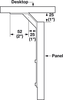 Panel Bracket, Modesty Panel Clip System