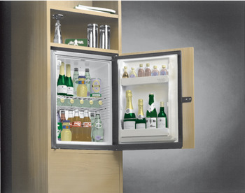 Refrigerator Door Hinge, Brown, Plastic