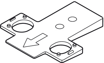 Wedges, For Tiomos cruciform mounting plates that require underlying