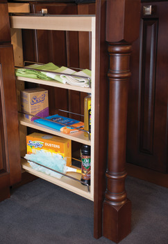 Base Cabinet Filler Pull-Out, with Grass Elite Undermount Slides