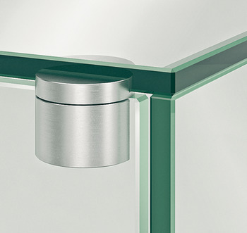 Glass Door Pivot Hinge, 210°, External, for All-Glass Constructions