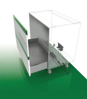 Electronic Waste Bin Auto Open Kit, for Kesseböhmer Pull-Out Units