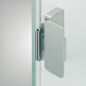 Glass Door Hinge, Aximat®, Grade 1, Non-bore, 220° Opening Angle