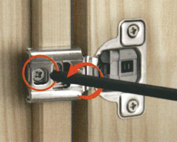 Concealed Hinge, Salice Excentra 2-Cam, 106° Opening Angle, Soft Close, 1/2 Overlay