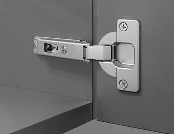 Concealed Thick Door Hinge, Salice, 94° Opening Angle, Half Overlay