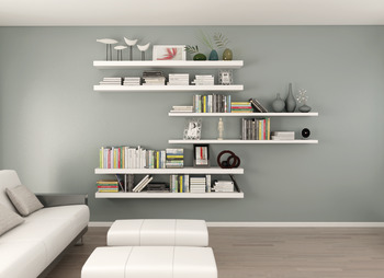 Concealed Shelf Support, for 30-40 mm shelf thickness, Triade