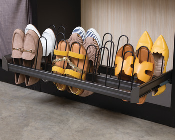 Pull-Out Shoe Organizer, TAG ENGAGE