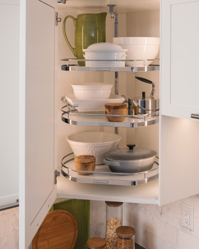 Twister Set, Melamine, Two or Three-Tray, for Upper Cabinets