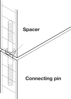 Spacer, for Connecting Pin