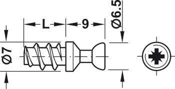 Connecting Bolt, M20, 7.5 mm