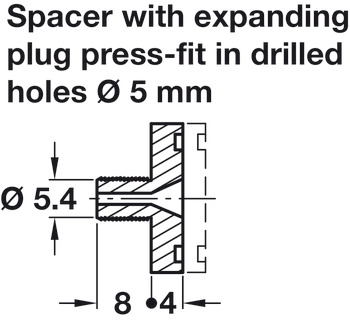 Distance Spacer, for Epoxy Slides