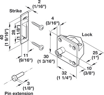 Door Lock, Magnetic Safety Lock