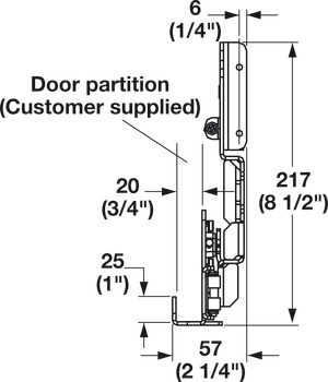 Wooden Pivot Sliding Doors, Accuride 1321 Pro Pocket™