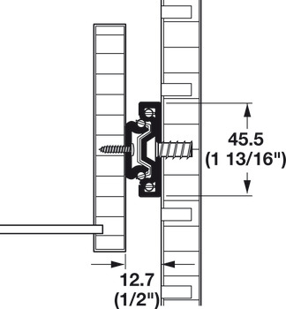 NEW Accuride C 3832-C12D  Series 3832 12" Full Extension Drawer Slide Pair 