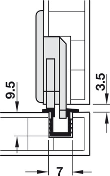 Lower Guide, with Double Bearing Mounted Axle