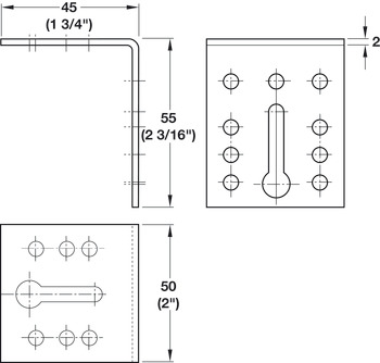 Mounting Plate, Bed Connector