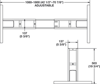 Adjustable Table 3-Leg System, STAR 