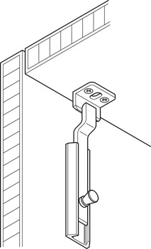 Furniture Bolt, Threaded, with Straight Slide