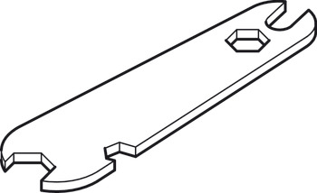 Height Adjustment Wrench, Required to Adjust Trolley Hanger