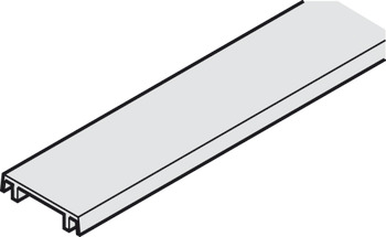 Clip Profile, For mounting rail and double running track, 25 x 6 mm (1 x 1/4)