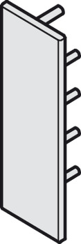 Cover Cap, for Glass Suspension Profile (3/16 - 13/32) 12–16 mm