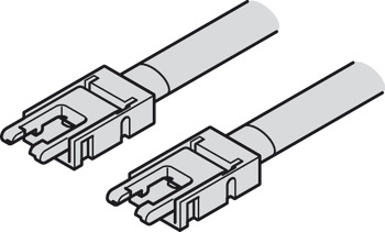 Interconnecting lead, Häfele Loox5 for LED strip light monochrome 8 mm (5/16)