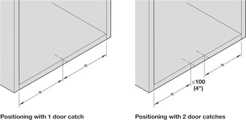 Push-To-Open Door Catch, for Mounting in Drilled Hole