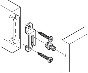 Modular Screw, with Wood Screw Thread