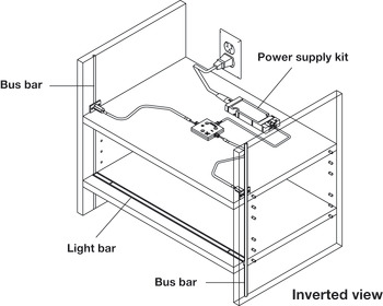 Bus Bar, for Wireless Adjustable Shelf Light System