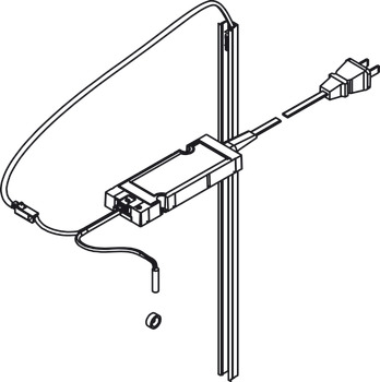 Magnetic Reed Switch, with In-Line Lead Cable