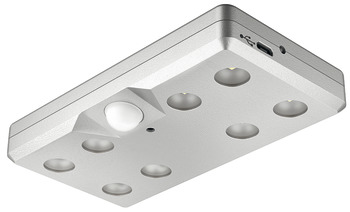 Rechargeable Light, Loox LED 9004, Square, with Motion Detector