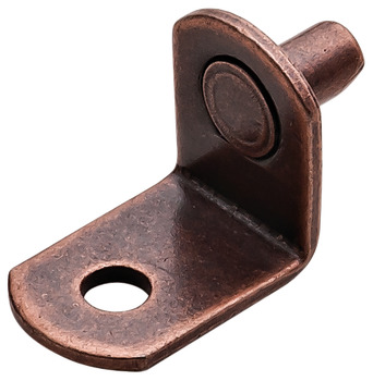 Metal Shelf Supports, Ø5 mm, with Securing Screw Hole