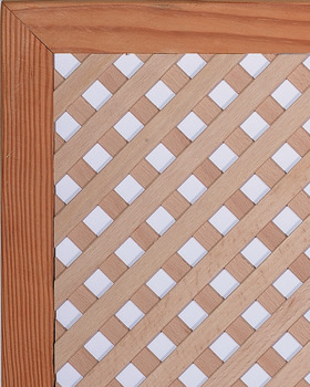Lattice Grill, 45° Angle, 1/2 Staves