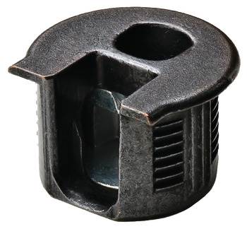 Connector Housing, Rafix 20 System, without Dowel, with Ridge, Zinc
