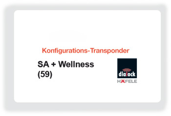 Configuration Key Card, SA + Wellness 59