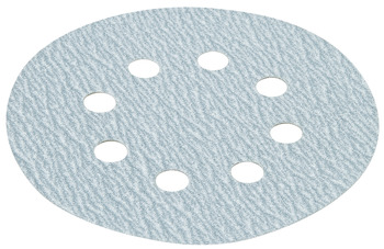 Abrasive Disc, Hook-N-Loop 5, Silicon Carbide, 8 Holes