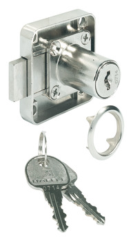 Dead Bolt Rim Lock, with Fixed Plate Cylinder