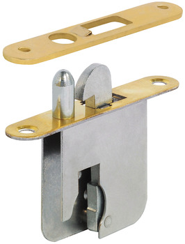 Mortise Lock Case, for fixed plate cylinder, backset 22 mm