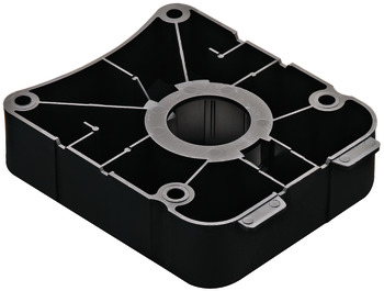 Square Mounting Plate, for Ø78 mm Adjustment Foot/Tube