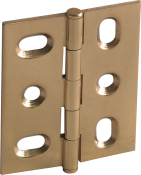 Decorative Butt Hinge, Mortise, Button Finial