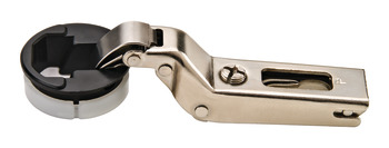 Glass Door Concealed Hinge, Salice, 94° Opening Angle, Self Closing, Inset Mounting