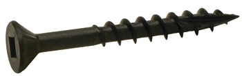 Zip-R Screw, Flat Countersunk Head, #2 Square Drive, with Nibs