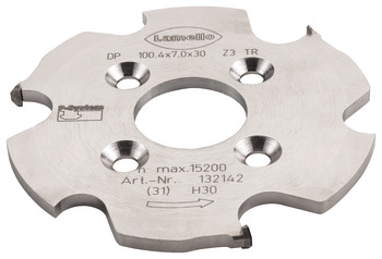 T-Groove Diamond Cutter for Clamex P, For CNC 100.4 x 7 x 30 mm bore